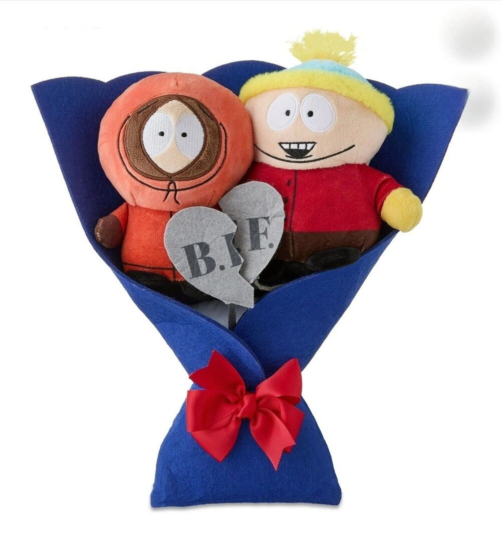 NEW! Ruz South Park Friends BFF 13" Plush Bouquet Gift Birthday Valentines